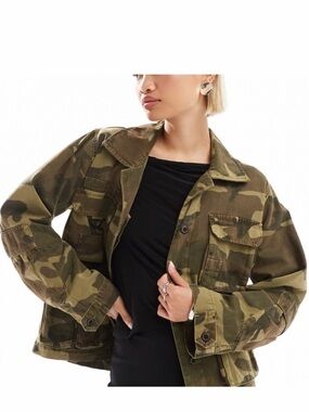 ALL SAINTS Camouflage Utility Jacket
